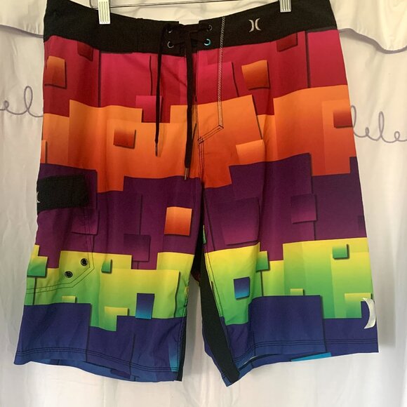 Hurley Phantom Surf Trunks Board Shorts Swim Trunks 33 - Picture 1 of 5